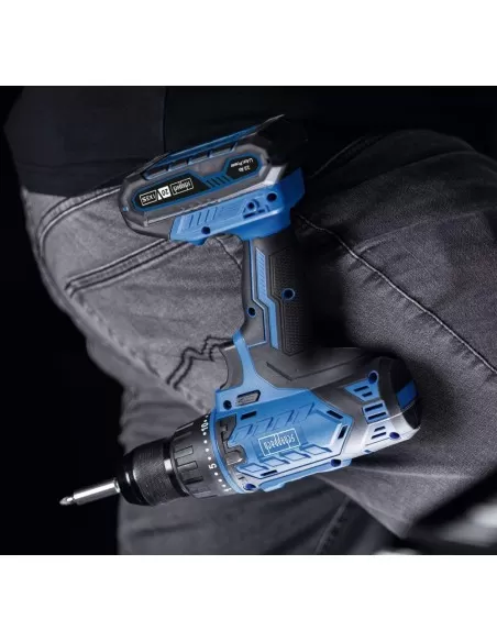 Trapano avvitatore 20v 74pz 1 batteria caricabatteria ixes Scheppach c-dtb74/1-x