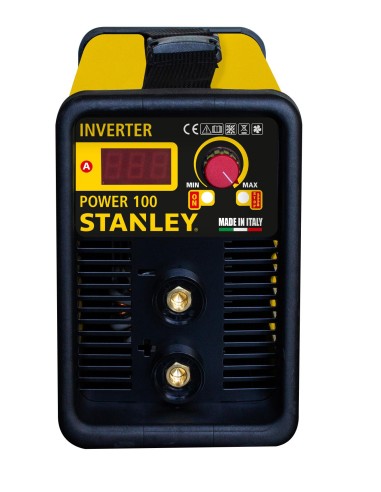 Saldatrice inverter 100Ah mma con accessori e maschera STANLEY POWER 100