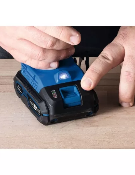 Trapano avvitatore 20v 74pz 1 batteria caricabatteria ixes Scheppach c-dtb74/1-x