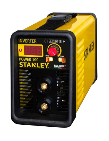 Saldatrice inverter 100Ah mma con accessori e maschera STANLEY POWER 100