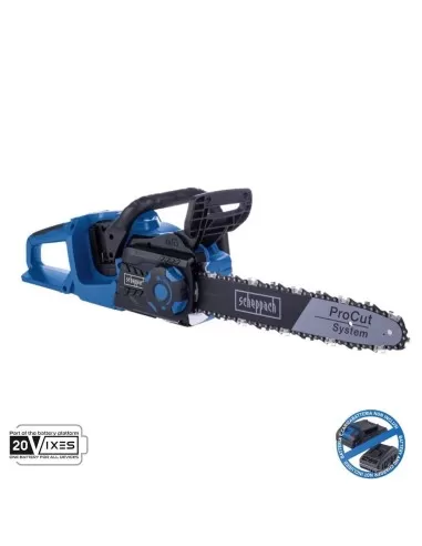 Motosega brushless 2x20v lama 33.5cm senza batteria ixes Scheppach bc-cs355duo-x