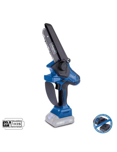 Potatore sega brushless 20v barra 153mm senza batteria ixes Scheppach bc-ps150-x