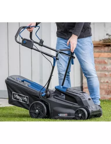 5 - Rasaerba 4in1 brushless 2x20v Scheppach bc-mp380-x 38cm senza batteria ixes