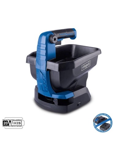 Spargitore manuale 20v capienza 3,5 lt senza batteria ixes Scheppach c-gsp800-x