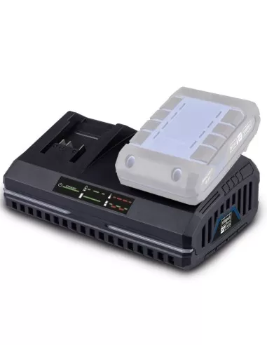 2 - Doppio caricabatteria 20v per batterie 2.0/4.0 ah serie ixes Scheppach sdbc2.4a