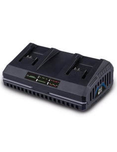 Doppio caricabatteria rapido 20v per batterie serie ixes Scheppach sdbc4.5a