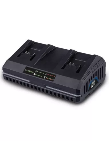 1 - Doppio caricabatteria rapido 20v per batterie serie ixes Scheppach sdbc4.5a