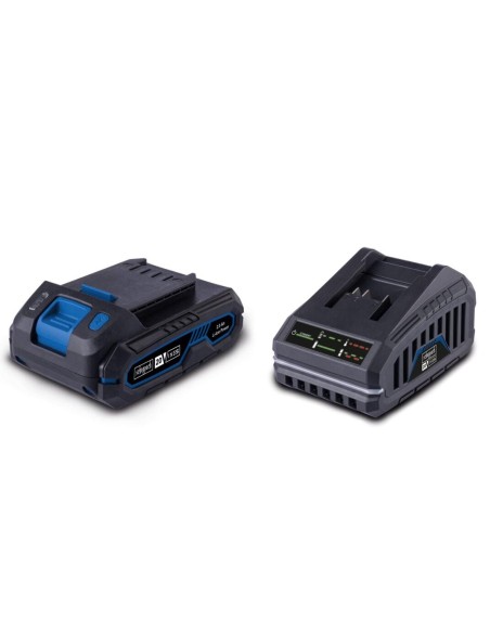Starterkit con batteria e caricabatteria 20v 2.0ah serie ixes Scheppach sbsk2.0