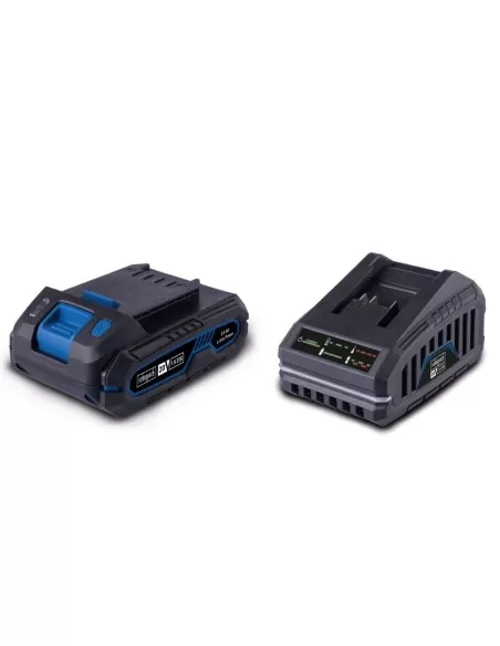 Starterkit con batteria e caricabatteria 20v 2.0ah serie ixes Scheppach sbsk2.0