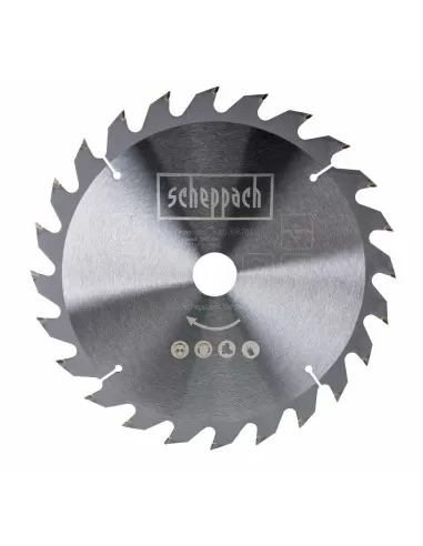 1 - Lama circolare hw 250x30x2,8 mm 24 denti per Scheppach hs100s hs110s hs105