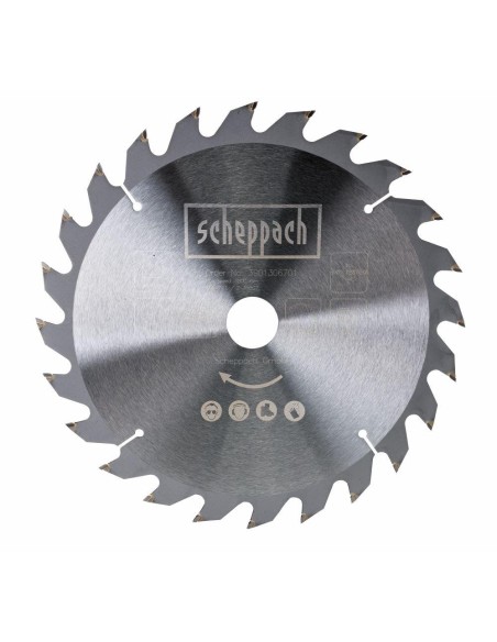 Lama circolare hw 250x30x2,8 mm 24 denti per Scheppach hs100s hs110s hs105