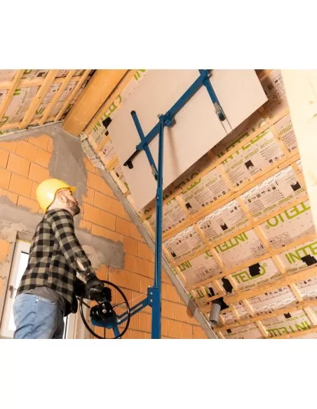 6 - Sollevatore alza lastre per cartongesso Scheppach tbl400