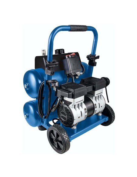 3 - Compressore aria super silenziato 20 lt 10 bar Scheppach hc20si-twin