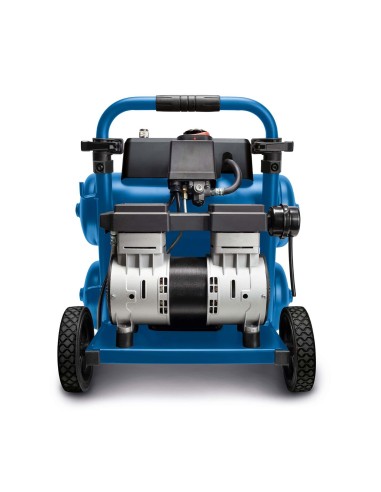 4 - Compressore aria super silenziato 20 lt 10 bar Scheppach hc20si-twin