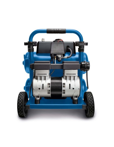 4 - Compressore aria super silenziato 20 lt 10 bar Scheppach hc20si-twin