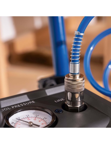 6 - Compressore aria super silenziato 20 lt 10 bar Scheppach hc20si-twin