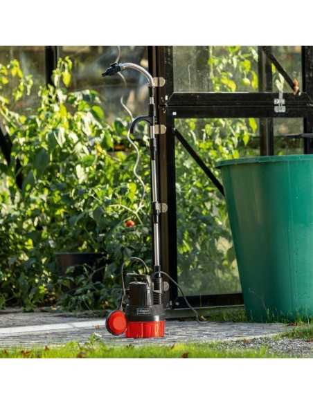 2 - Elettropompa a barile sommersa acque chiare scure 350W 5500 l/h Scheppach rbp350