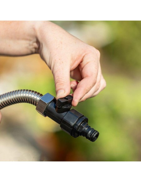 5 - Elettropompa a barile sommersa acque chiare scure 350W 5500 l/h Scheppach rbp350