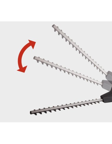 Tagliasiepi elettrico telescopico Scheppach etht500 lama 45cm 500w