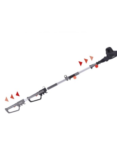 Tagliasiepi elettrico telescopico Scheppach etht500 lama 45cm 500w