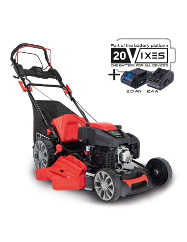 Tagliaerba a scoppio semovente Scheppach ms225-56e avviamento elettrico 225cc 56cm