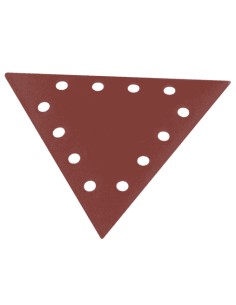 Kit 10 triangoli abrasivi grana 240 280x280x280mm levigatrici da muro Scheppach