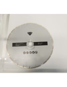 Disco diamantato segmentato 350 x 25,4 mm per Scheppach hsm3500