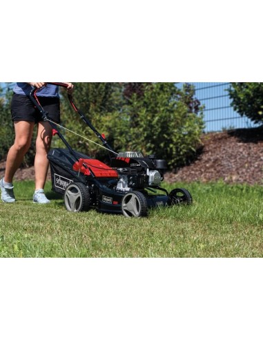 2 - Tagliaerba a scoppio a spinta Scheppach mp132-42 3in1 132cc 42cm