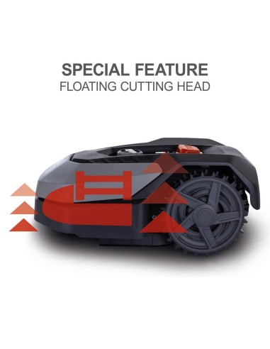 5 - Robot rasaerba 20V con bluetooth e wifi integrato Scheppach robocut xxl900