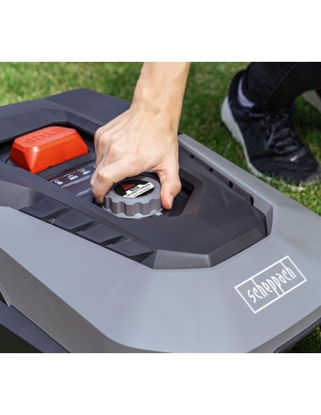 4 - Robot rasaerba 20V con bluetooth e wifi integrato Scheppach robocut xl600