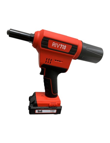 Rivettatrice a batteria Litio max 4,8mm 18,0V 2,0Ah Rivit riv710