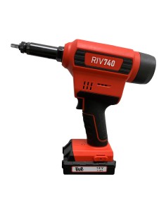 Rivettatrice a batteria Litio per inserti M3-10 18,0V 2,0Ah Rivit RIV740