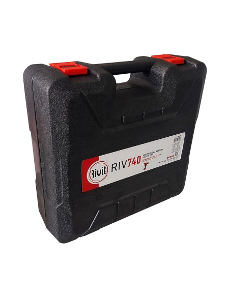 Rivettatrice a batteria Litio per inserti M3-10 18,0V 2,0Ah Rivit RIV740