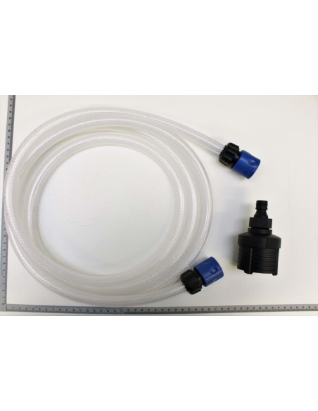 3 - Kit aspirazione tubo 3m con raccordo rapido e filtro per idropulitrici Scheppach