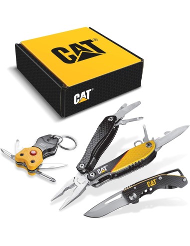 1 - Confezione regalo 1 multifunzione-coltello-portachiavi Cat - Caterpillar 240192