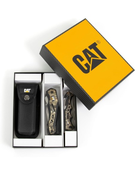 5 - Set confezione regalo di 2 coltelli tascabili Cat - Caterpillar 240358