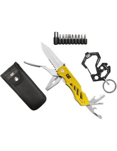 1 - Confezione regalo con utensile-portachiavi-set punte Cat - Caterpillar 240364