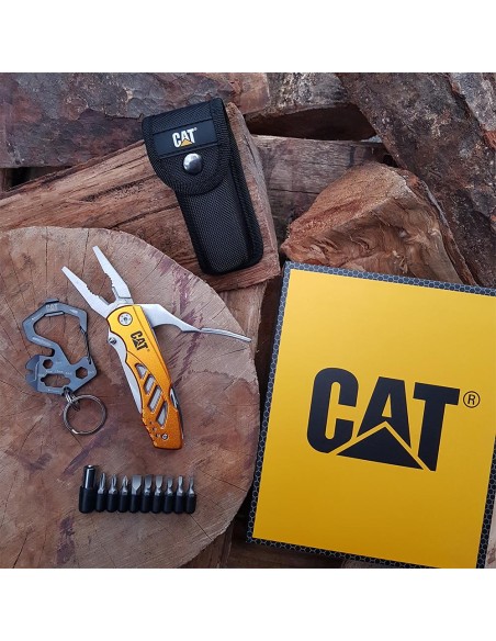 9 - Confezione regalo con utensile-portachiavi-set punte Cat - Caterpillar 240364