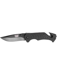1 - Coltello serramanico lama drop point 20 cm Cat - Caterpillar 980012