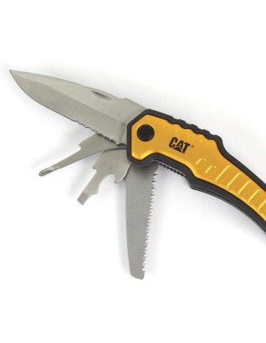 2 - Coltello serramanico multifunzione XL 9in1 con custodia Cat - Caterpillar 980381