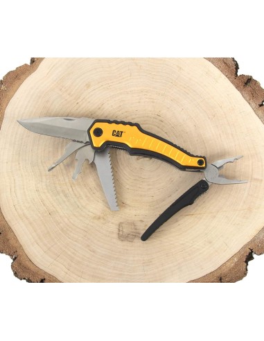 7 - Coltello serramanico multifunzione XL 9in1 con custodia Cat - Caterpillar 980381