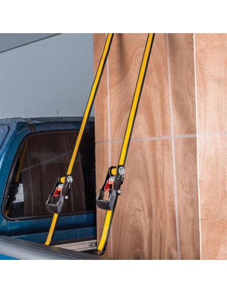 7 - Set 2 cinghia di ancoraggio a cricchetto da 2,5cmx5mtCat - Caterpillar 980479IE