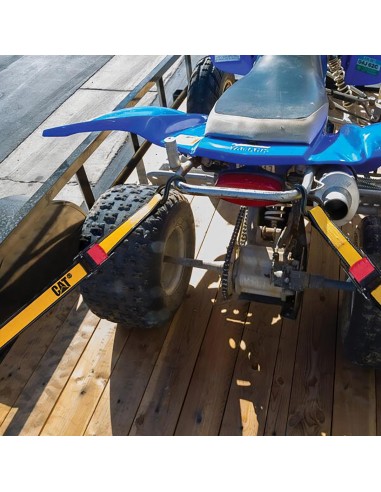 2 - Set 2 cinghia di ancoraggio a cricchetto da 2,5cmx2,5mt Cat-Caterpillar 980489IE