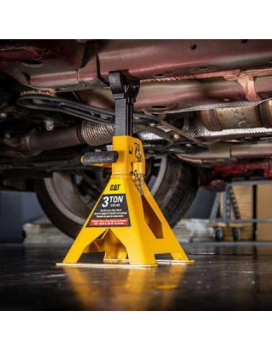 13 - Coppia cavalletti regolabili per auto-moto 3 ton Cat - Caterpillar 980514