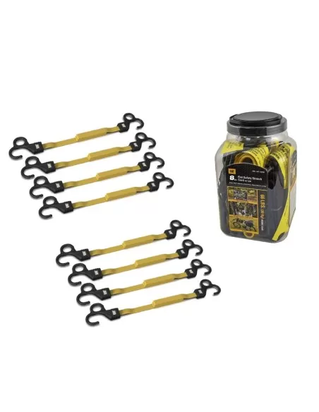 1 - Set 8 corda elastica 4pz da 40cm e 4 pz da 80cm Cat - Caterpillar 980540