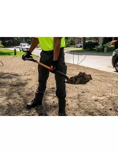 2 - Pala badile punta quadrata con manco a D serie K Cat - Caterpillar K10-104