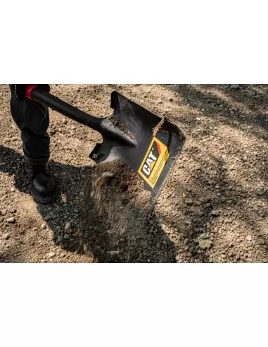 3 - Pala badile punta quadrata con manco a D serie K Cat - Caterpillar K10-104