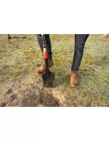 3 - Vanga da giardino con manico a D in fibra serie K Cat-Caterpillar K10-105