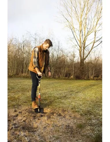 5 - Vanga da giardino con manico a D in fibra serie K Cat-Caterpillar K10-105