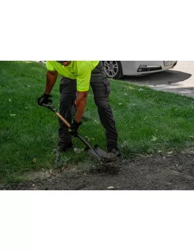 6 - Vanga da giardino con manico a D in fibra serie K Cat-Caterpillar K10-105